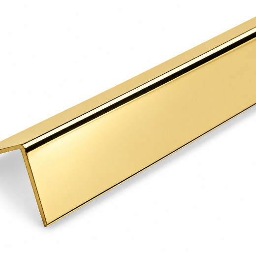 External Corner L Trim Gold