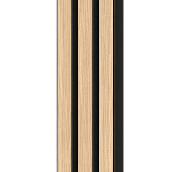Linerio M-Line Natural Black Slat Panel