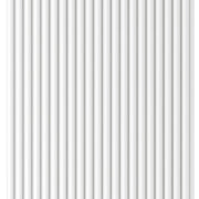 Linerio XS-Line Oval White Slat Panel